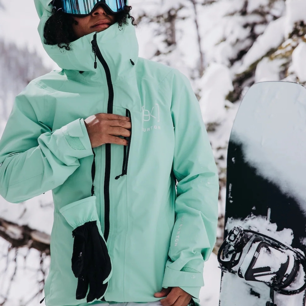 Burton Mint Green Snow Upshift Jacket AK